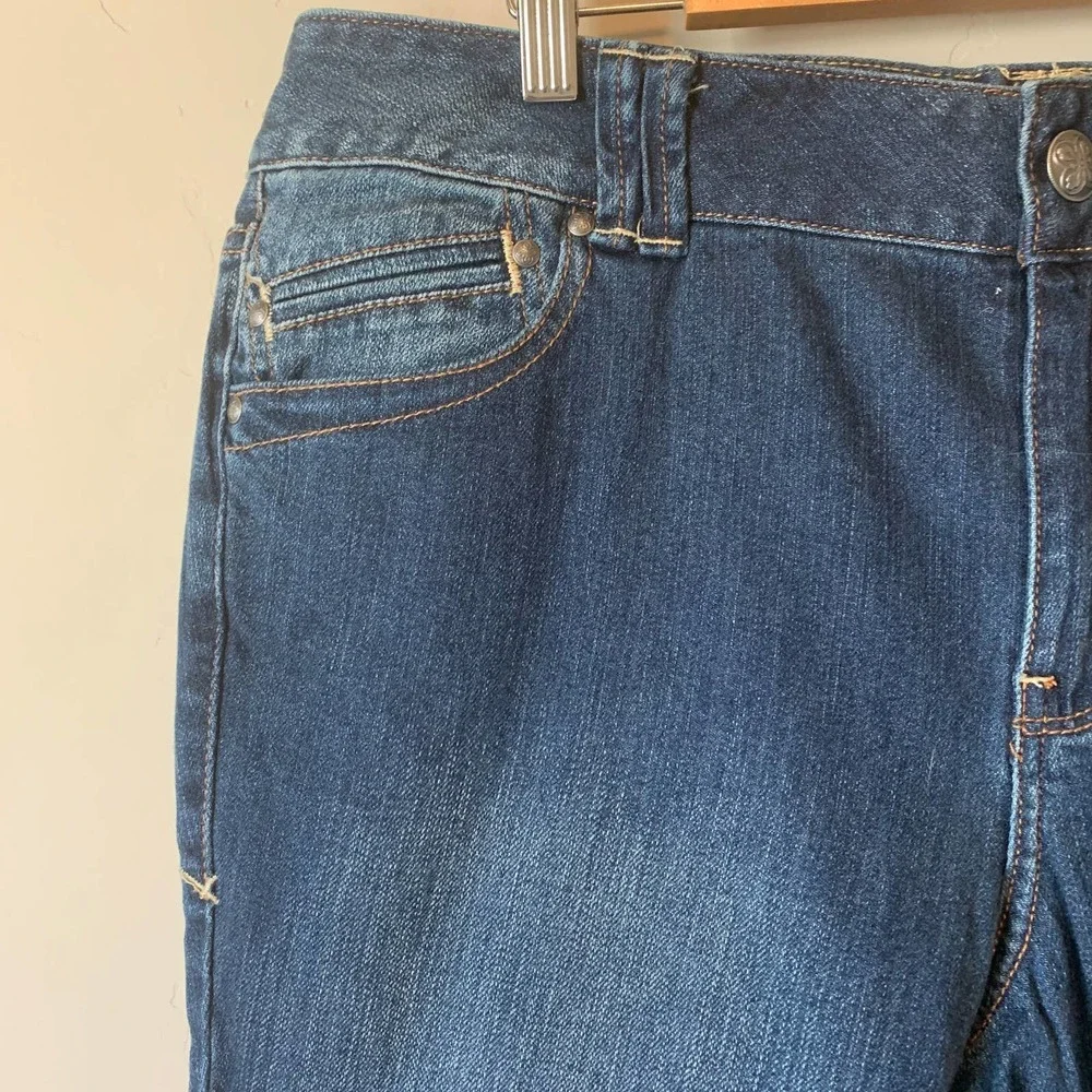 Lane Bryant Simply Straight 99% Cotton Denim Blue Jeans Women's Size 20 Average - Picture 3 of 8